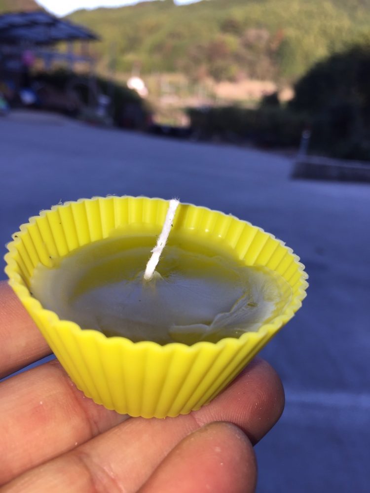 深蒸し茶キャンドル_完成