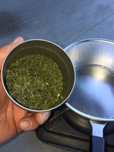 深蒸し茶キャンドル_お茶
